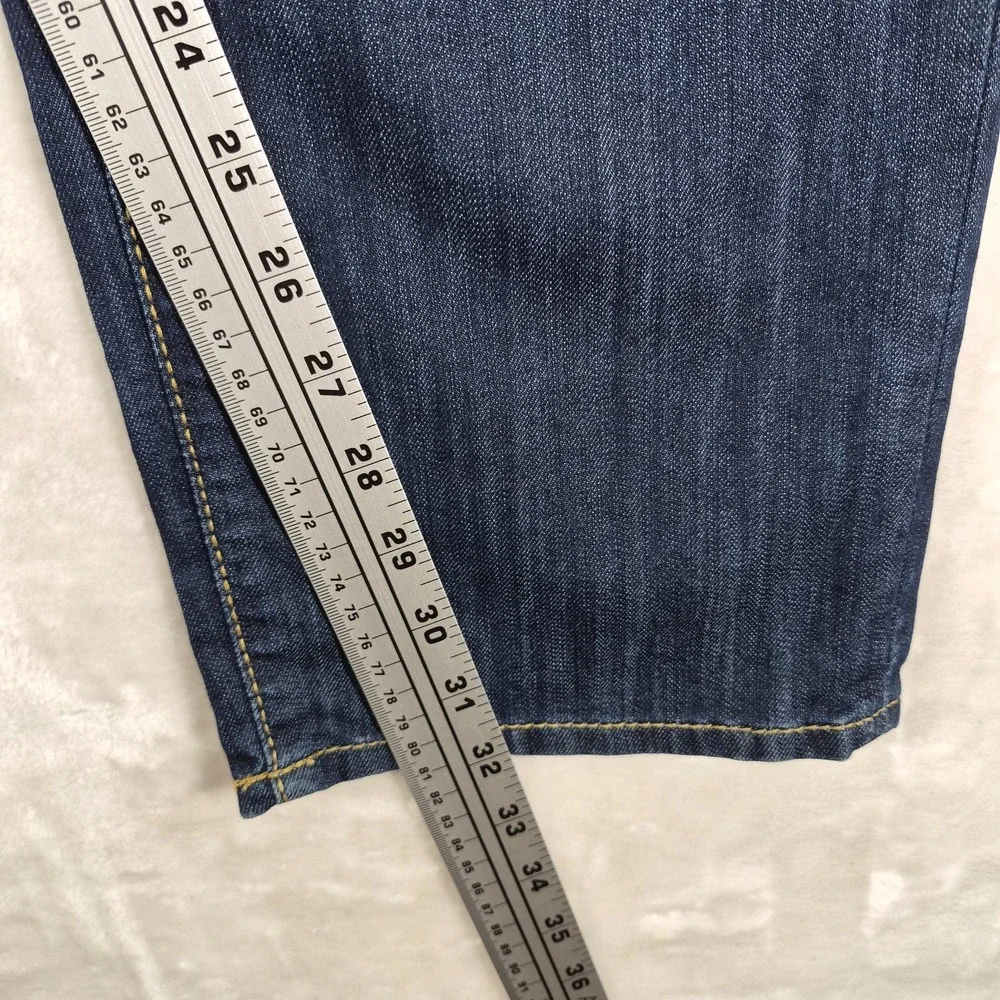 Mavi Jake Jeans Men's 34x32 Blue Denim Straight Leg Casual Comfort Dark Wash NWT